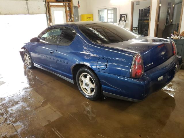 Photo 3 from auction – 2003 CHEVROLET MONTE CARL with VIN 2G1WW12E239200565