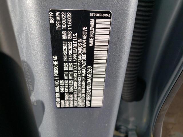 صورة رقم 10 من المزاد - 2020 PORSCHE CAYENNE TU مع VIN WP1BF2AY0LDA65269