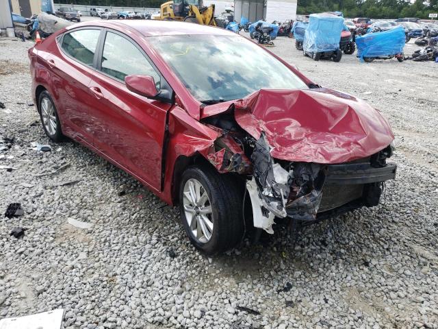 HYUNDAI ELANTRA SE 2016 with VIN 5NPDH4AE3GH788328 - Photo from auction