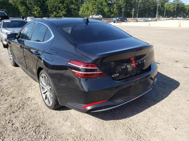 Photo 3 from auction – 2022 GENESIS G70 BASE with VIN KMTG34TA9NU098450