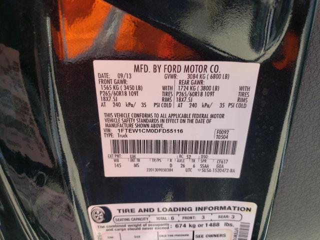 Photo 10 from auction – 2013 FORD F150 SUPER with VIN 1FTEW1CM0DFD55116