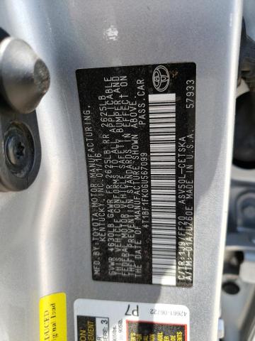 Photo 10 from auction – 2016 TOYOTA CAMRY with VIN 4T1BF1FK0GU567099