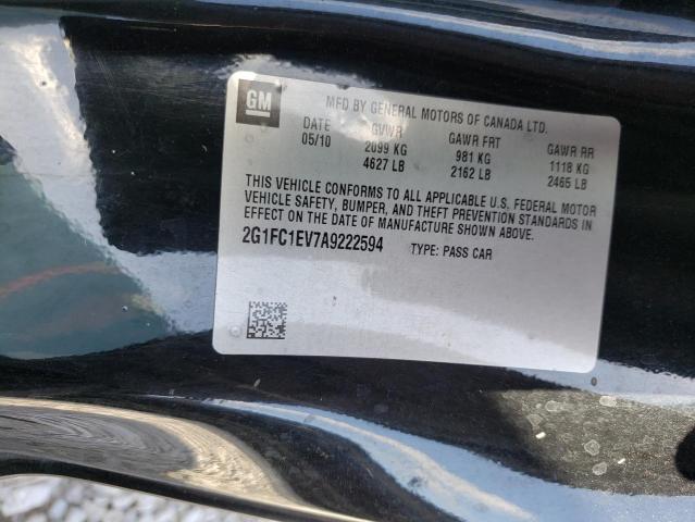 Photo 10 from auction – 2010 CHEVROLET CAMARO LT with VIN 2G1FC1EV7A9222594