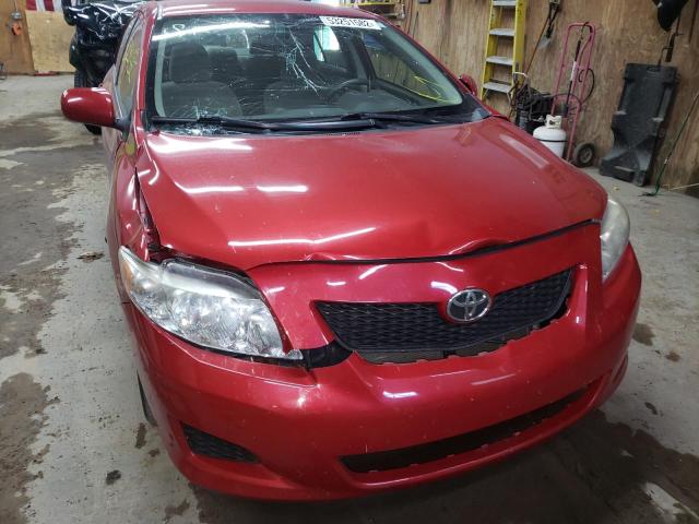 Photo 9 from auction – 2009 TOYOTA COROLLA BA with VIN JTDBL40E79J026976