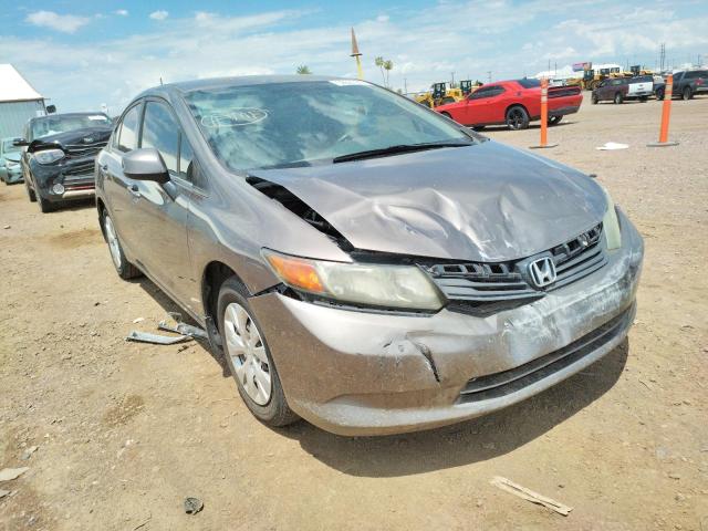 HONDA CIVIC LX 2012 with VIN 19XFB2F52CE309533 - Photo from auction