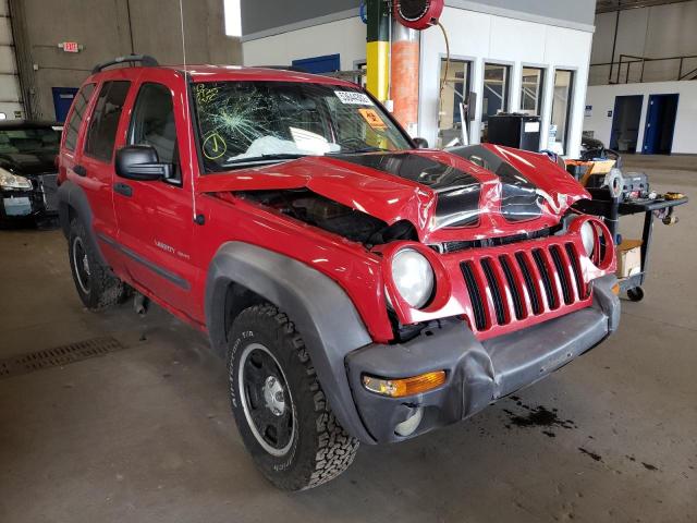 Photo 1 from auction – 2003 JEEP LIBERTY SP with VIN 1J4GL48K33W674822