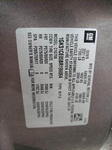 Photo 10 from auction – 2011 GMC YUKON with VIN 1GKS1CE05BR199064