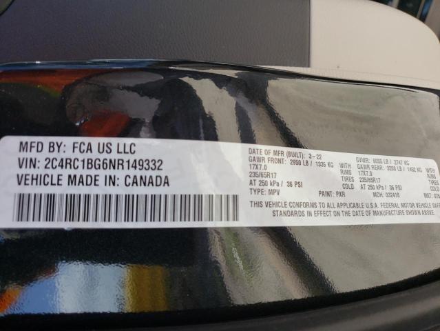 Photo 10 from auction – 2022 CHRYSLER PACIFICA T with VIN 2C4RC1BG6NR149332