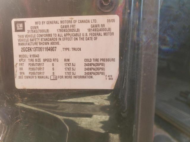 Photo 10 from auction – 2006 CHEVROLET 1500 with VIN 2GCEK13T061164907