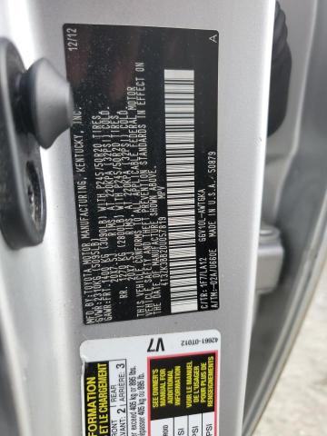 Photo 10 from auction – 2013 TOYOTA VENZA LE with VIN 4T3ZK3BB2DU057819