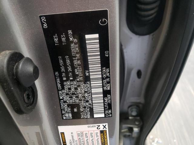 Photo 10 from auction – 2020 LEXUS GX 460 PRE with VIN JTJAM7BX3L5262854