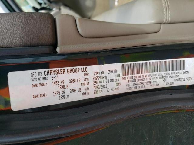 Photo 10 from auction – 2011 JEEP GRAND CHER with VIN 1J4RR4GG9BC735336