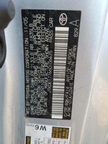 Photo 10 from auction – 2006 TOYOTA SCION TC with VIN JTKDE177660106675
