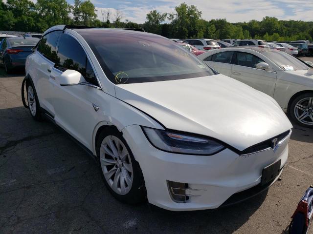 TESLA MODEL X 2017 with VIN 5YJXCBE24HF052496 - Photo from auction