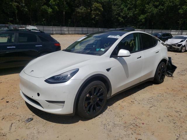 Photo 2 from auction – 2020 TESLA MODEL Y with VIN 5YJYGDEF9LF003018