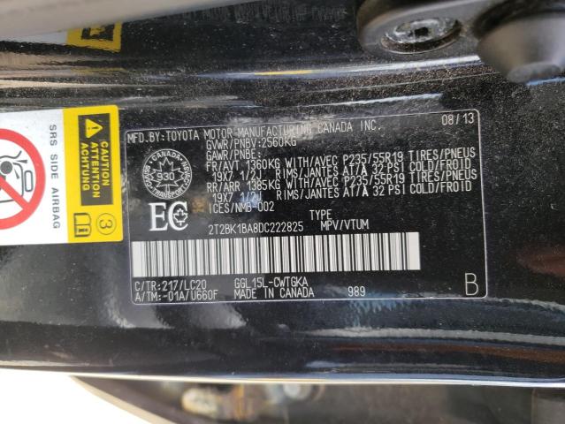 Photo 10 from auction – 2013 LEXUS RX 350 BAS with VIN 2T2BK1BA8DC222825