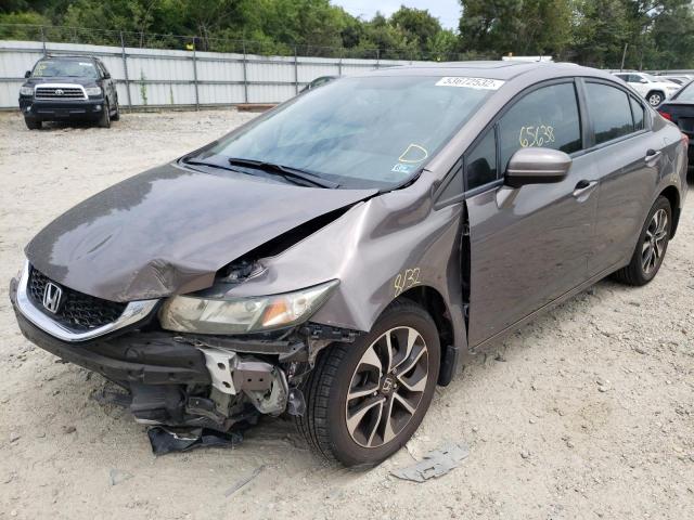 Photo 2 from auction – 2015 HONDA CIVIC EX with VIN 19XFB2F89FE005971