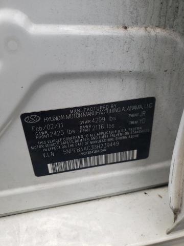 Photo 10 from auction – 2011 HYUNDAI SONATA with VIN 5NPEB4AC3BH239449