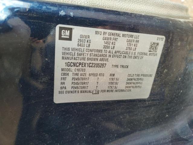 Photo 10 from auction – 2012 CHEVROLET SILVERADO with VIN 1GCNCPEX1CZ205287