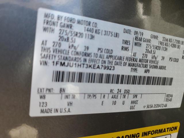 Photo 10 from auction – 2019 FORD EXPEDITION with VIN 1FMJU1HT3KEA79923