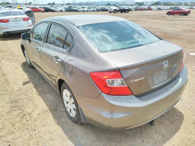 Photo 3 from auction – 2012 HONDA CIVIC LX with VIN 19XFB2F52CE309533