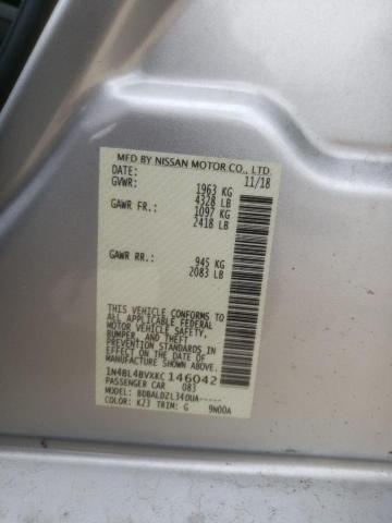 Photo 10 from auction – 2019 NISSAN ALTIMA S with VIN 1N4BL4BVXKC146042