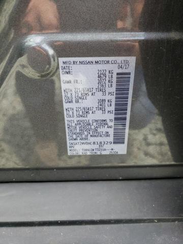 Photo 10 from auction – 2017 NISSAN ROGUE SV with VIN 5N1AT2MV0HC818329