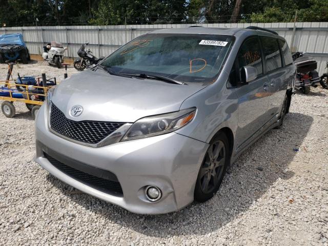 Photo 2 from auction – 2017 TOYOTA SIENNA SE with VIN 5TDXZ3DC7HS811152