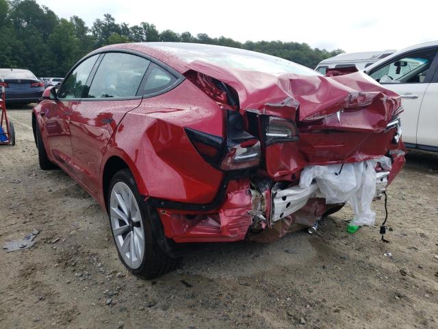 Photo 3 from auction – 2022 TESLA MODEL 3 with VIN 5YJ3E1EA7NF189518