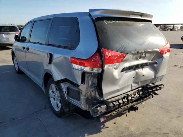 Photo 3 from auction – 2014 TOYOTA SIENNA with VIN 5TDZK3DC5ES475848