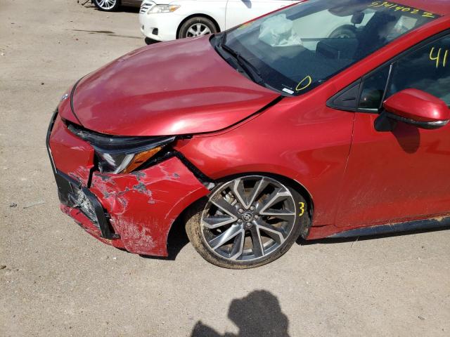 Photo 9 from auction – 2021 TOYOTA COROLLA SE with VIN 5YFS4MCE0MP072579