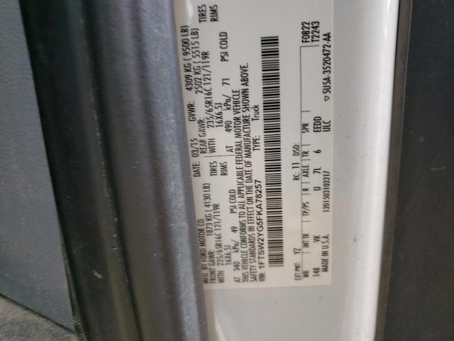 Photo 10 from auction – 2015 FORD TRANSIT T- with VIN 1FTSW2YG5FKA78257
