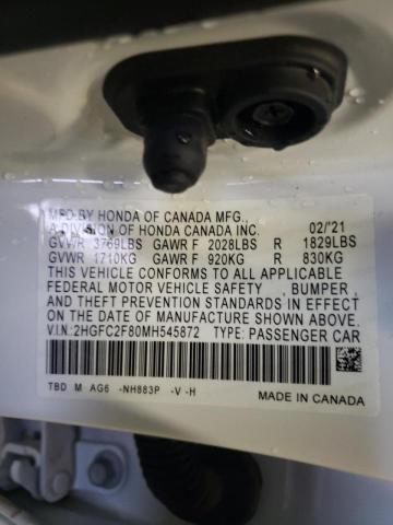 Photo 10 from auction – 2021 HONDA 125S with VIN 2HGFC2F80MH545872