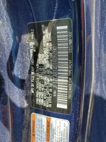 Photo 10 from auction – 2013 SUBARU BRZ 2.0 PR with VIN JF1ZCAB14D1605090