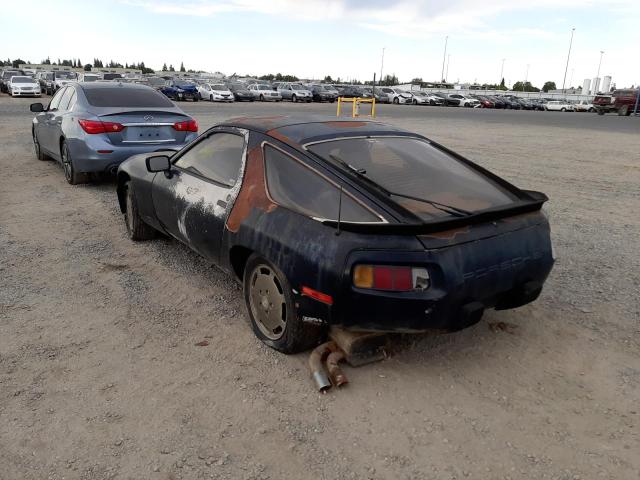 Photo 3 from auction – 1982 PORSCHE 928 with VIN WP0JA0923CS821799