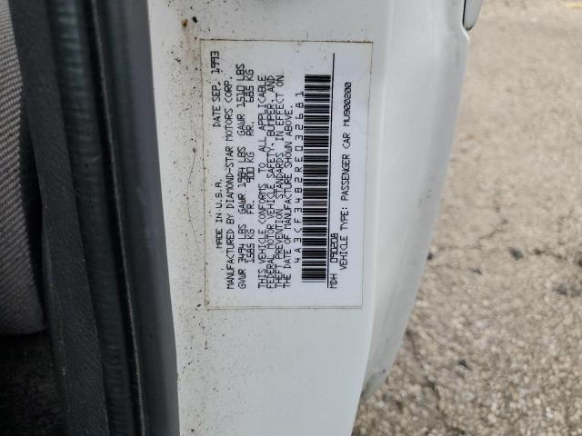 Photo 10 from auction – 1994 MITSUBISHI ECLIPSE with VIN 4A3CF34B2RE032681