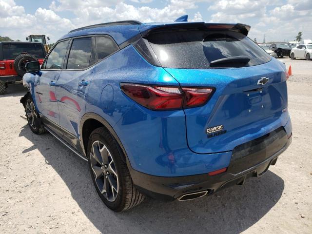 Photo 3 from auction – 2021 CHEVROLET BLAZER RS with VIN 3GNKBERS5MS537294