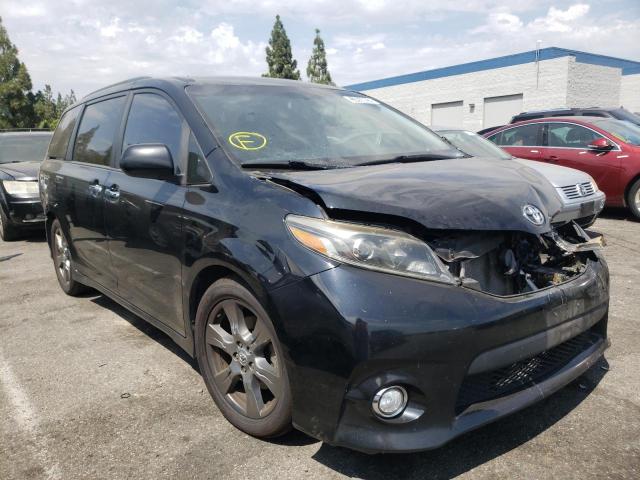 TOYOTA SIENNA SE 2017 with VIN 5TDXZ3DC4HS789742 - Photo from auction