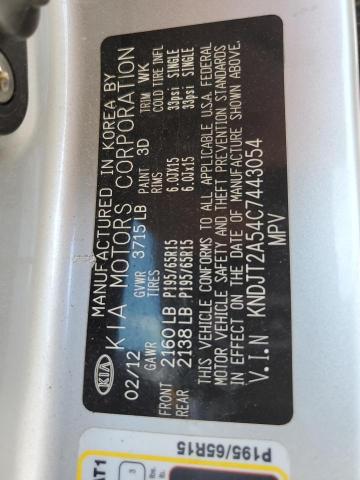 Photo 10 from auction – 2012 KIA SOUL with VIN KNDJT2A54C7443054