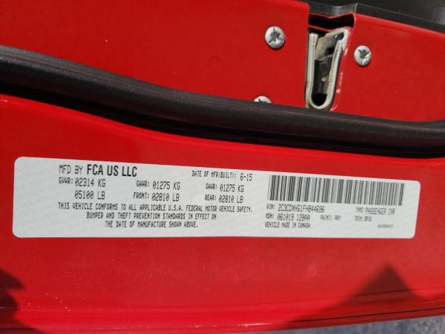 Photo 10 from auction – 2015 DODGE CHARGER SX with VIN 2C3CDXHG1FH844696