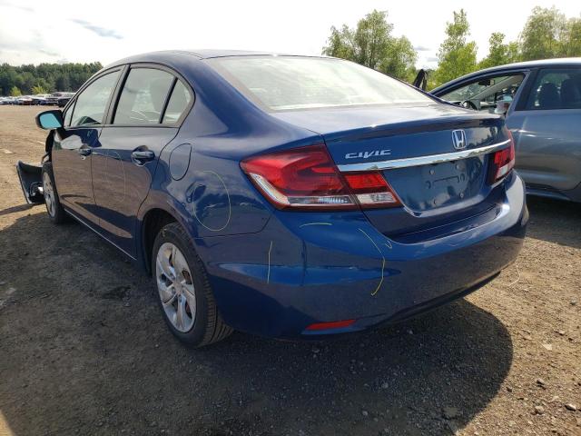 Photo 3 from auction – 2014 HONDA CIVIC LX with VIN 19XFB2F57EE005682