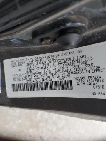 Photo 10 from auction – 2004 TOYOTA SIENNA CE with VIN 5TDZA23CX4S063535