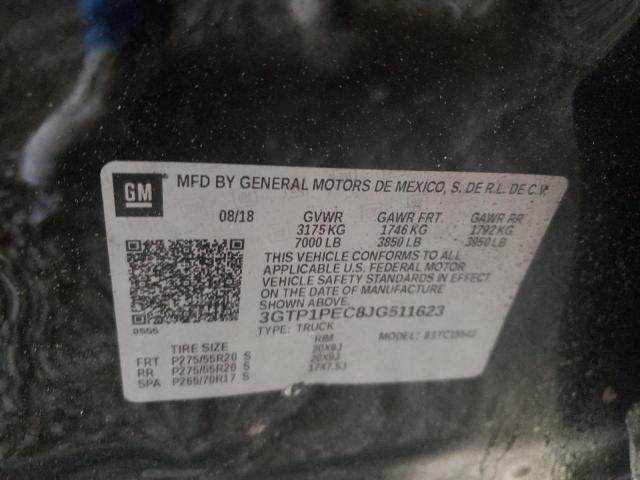 Photo 10 from auction – 2018 GMC SIERRA C15 with VIN 3GTP1PEC8JG511623