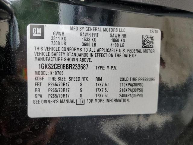 Photo 10 from auction – 2011 GMC YUKON SLT with VIN 1GKS2CE08BR233687