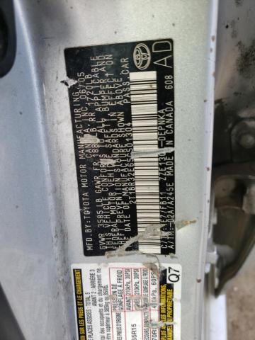 Photo 10 from auction – 2005 TOYOTA COROLLA CE with VIN 2T1BR32E65C501304