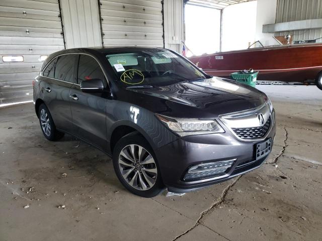 ACURA MDX TECHNO 2014 с VIN 5FRYD4H49EB020485 - Фото с аукциона