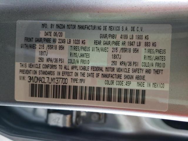 Photo 10 from auction – 2020 MAZDA CX-30 SELE with VIN 3MVDMACL7LM137700