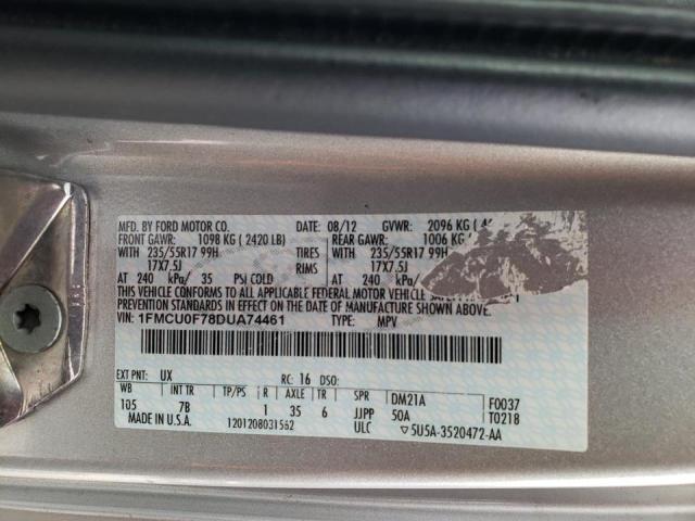 Photo 10 from auction – 2013 FORD ESCAPE S with VIN 1FMCU0F78DUA74461
