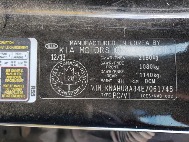 Photo 10 from auction – 2014 KIA RONDO with VIN KNAHU8A34E7061748