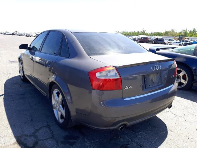 Photo 3 from auction – 2004 AUDI A4 1.8T with VIN WAUJC68E04A270907